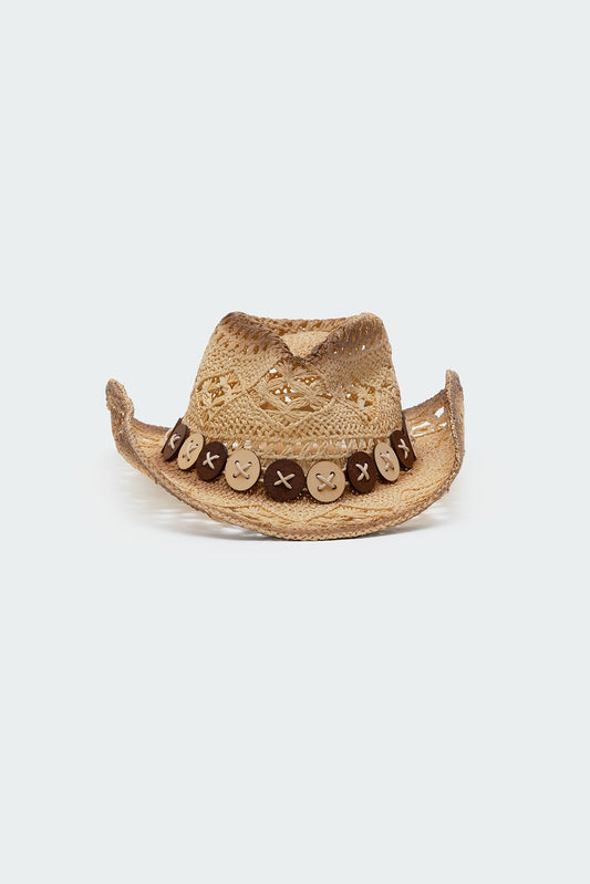 Howdy Straw Cowboy Hat