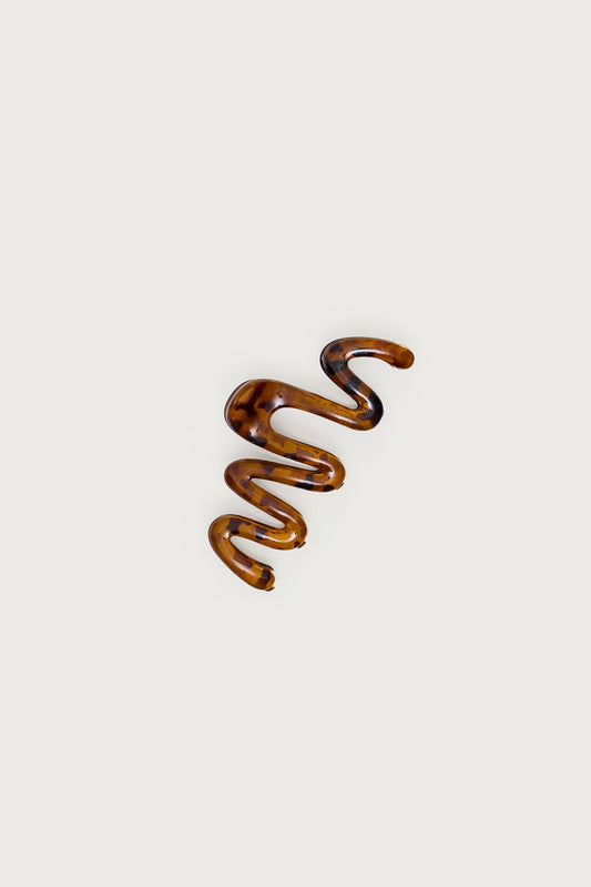 Tortoise Abstract Claw Clip