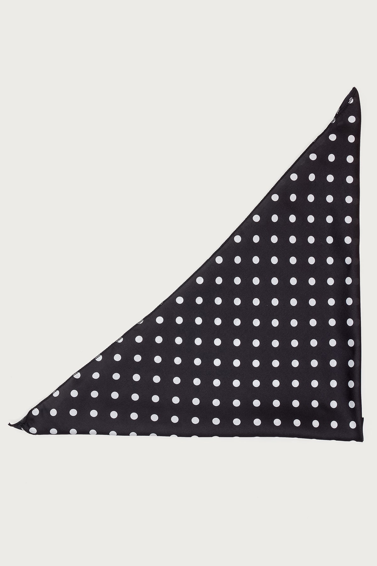 Polka Dot Satin Effect Belt