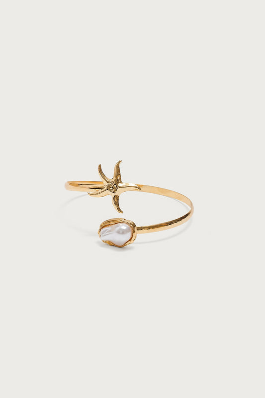 Pearly Sea Star Arm Cuff