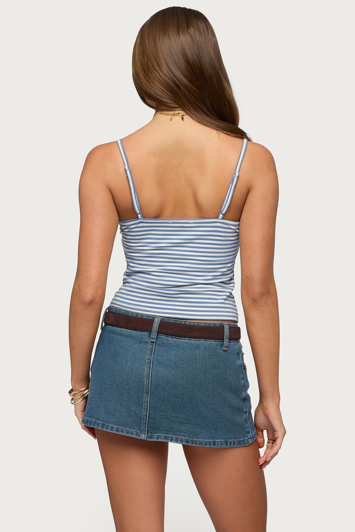 Emilea V Neck Striped Tank Top