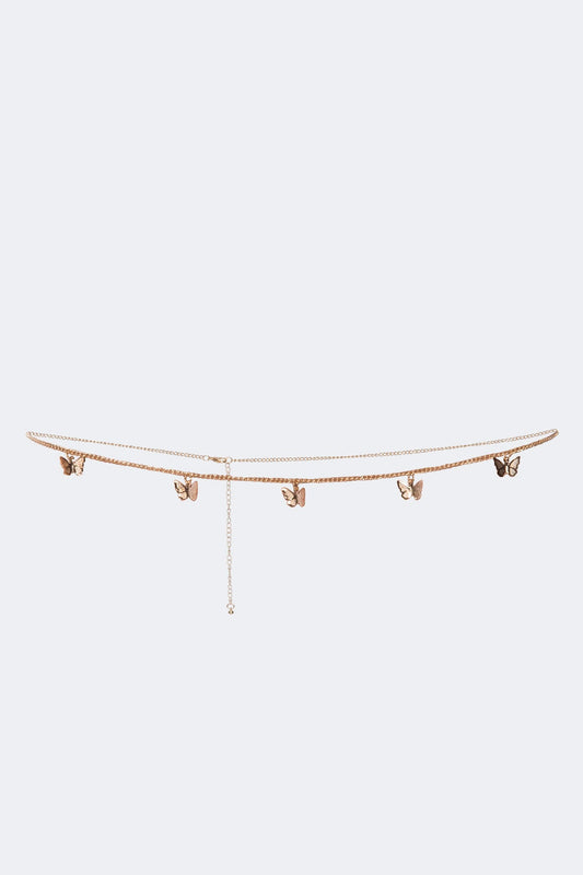 Delicate Butterfly Belly Chain