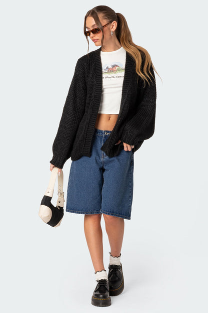 Anina Oversized Knit Cardigan