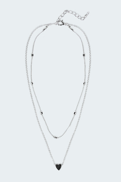 Layered Heart Necklace