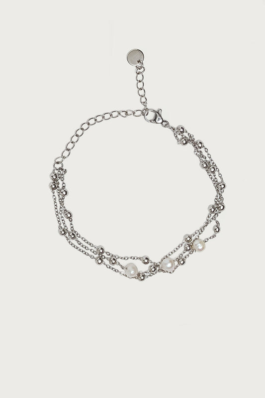 Pearly Layered Bracelet