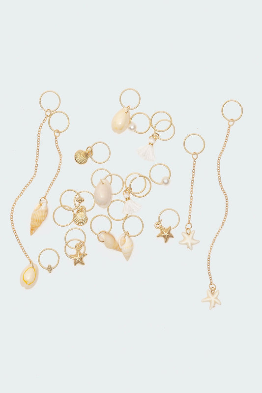 Coastal Hair Charm Set