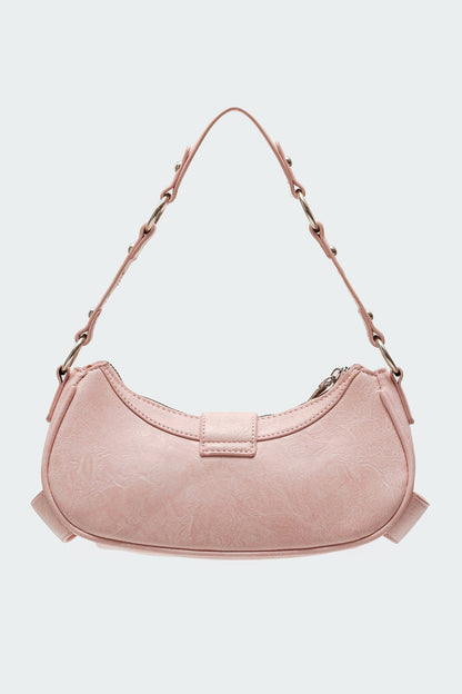 Hardware Faux Leather Bag