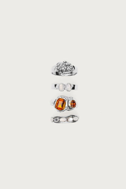 Mixed Gemstone Ring Pack