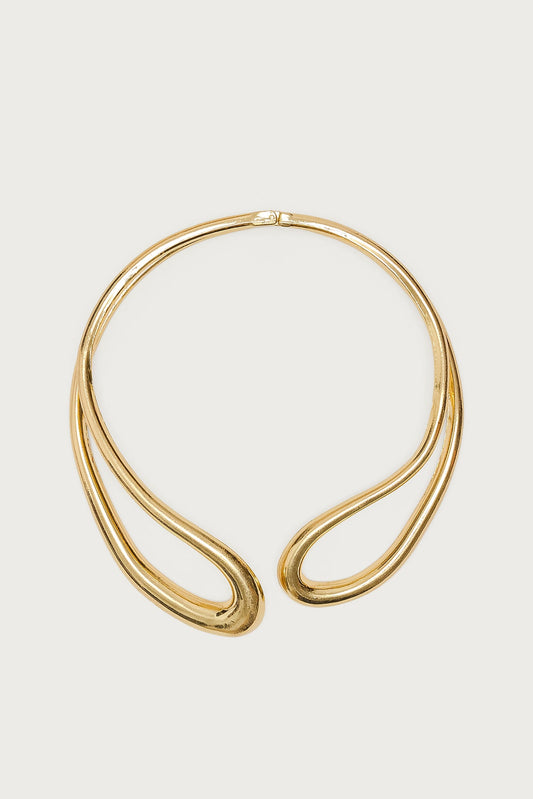 Abstract Cuff Choker Necklace