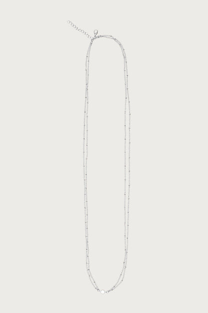 Rhinestone Pendant Layered Belly Chain