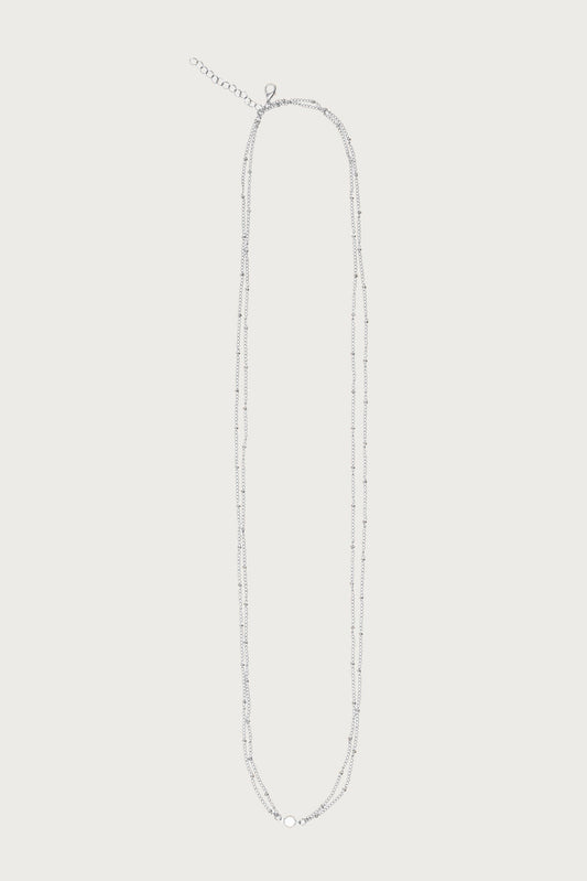Rhinestone Pendant Layered Belly Chain