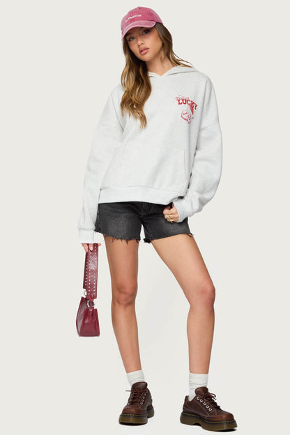 Feeling Lucky Oversized Hoodie