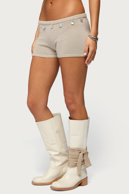 Nicca Iridescent Knit Shorts