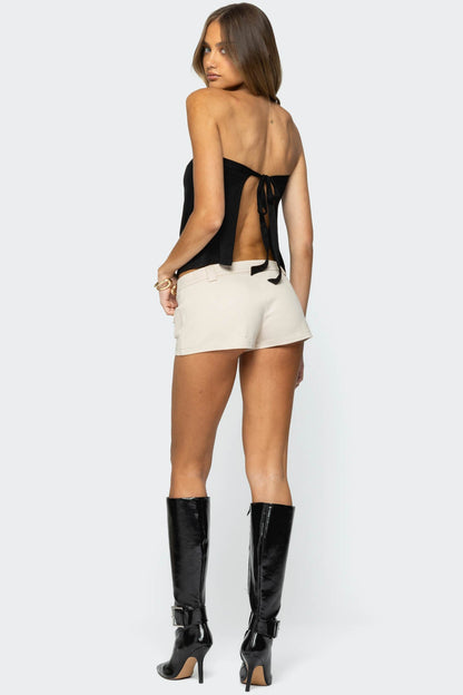 Vera Keyhole Backless Top