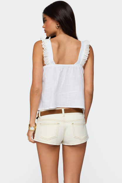 Viviana Linen Look Top