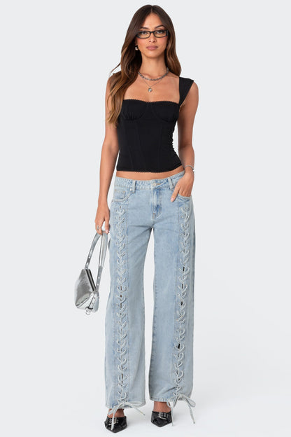 Marcella Wide Strap Corset