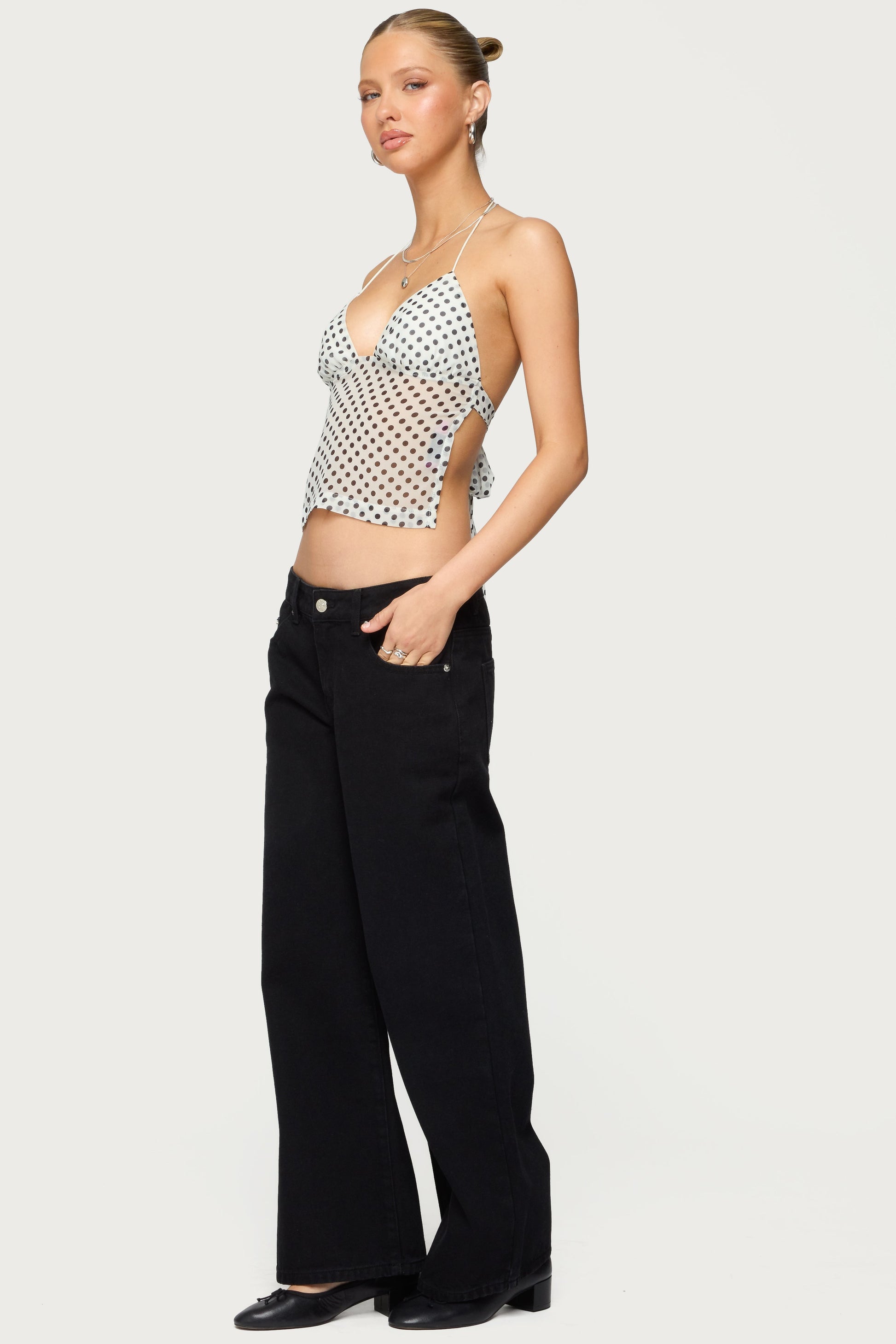 Petite Daytime Low Rise Baggy Jeans