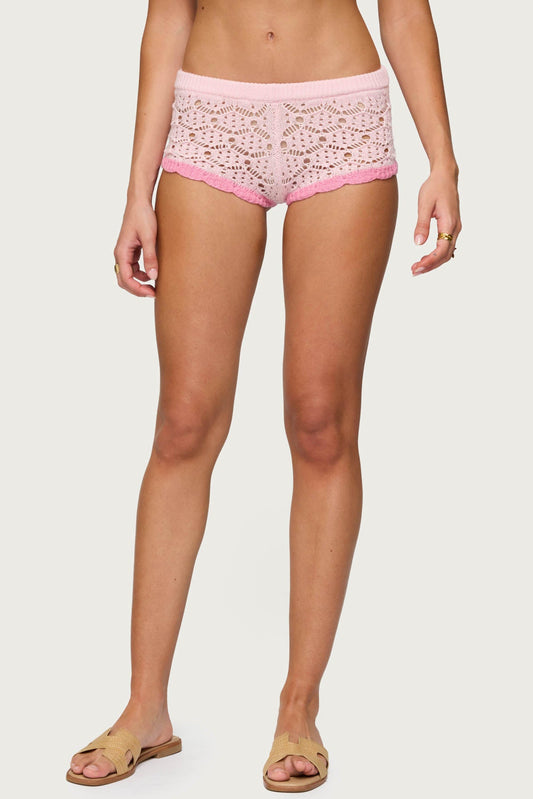 Elisa Open Knit Shorts