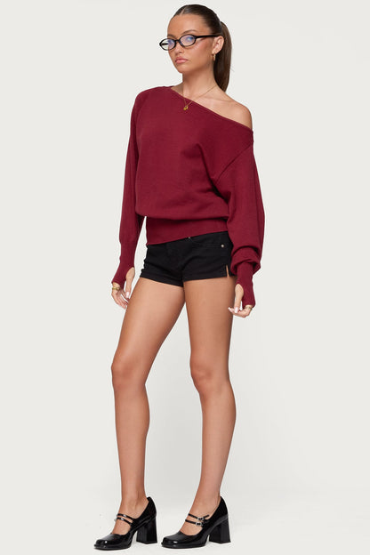 Jagger Low Rise Denim Shorts