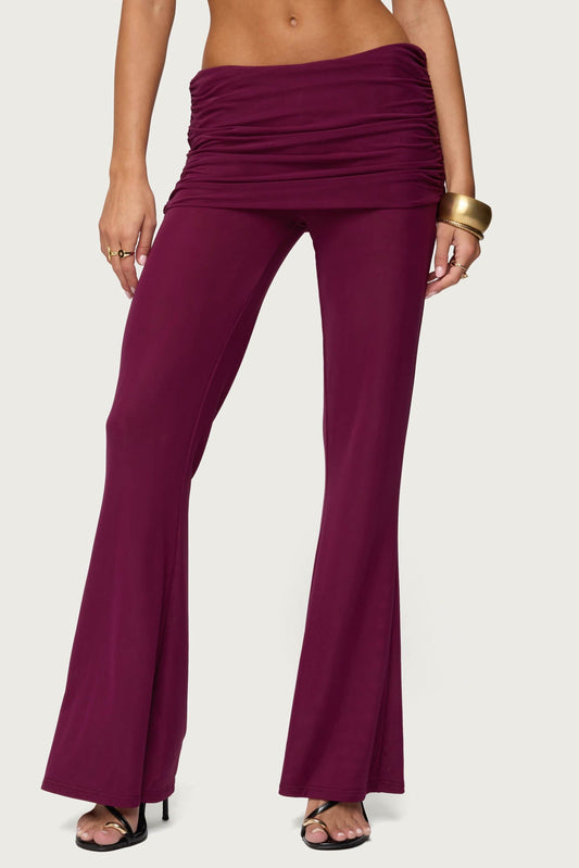 Halli Foldover Mini Skirt Pants
