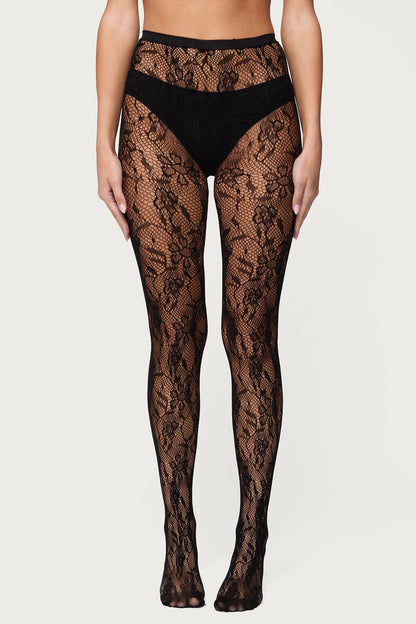 Lacey Fishnet Tights
