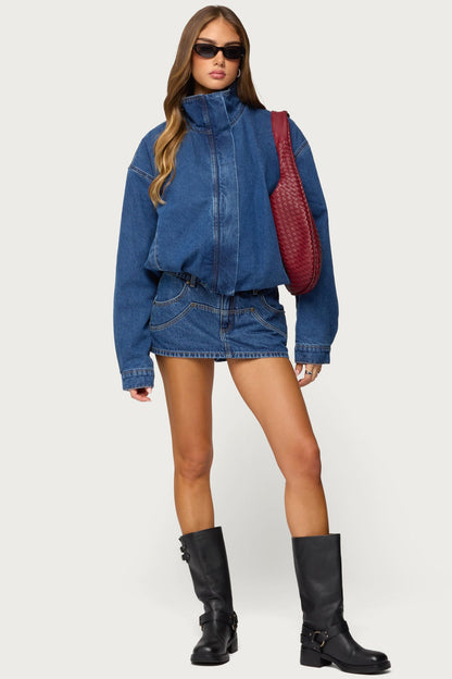Hilary Oversized Denim Coat