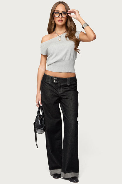 Michaela Off Shoulder Knit Top