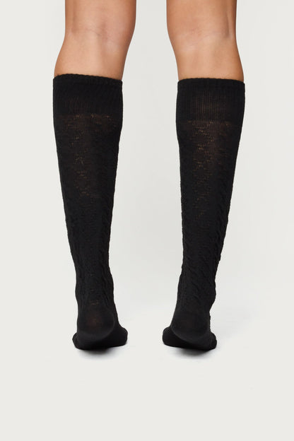 Cable Knit Socks