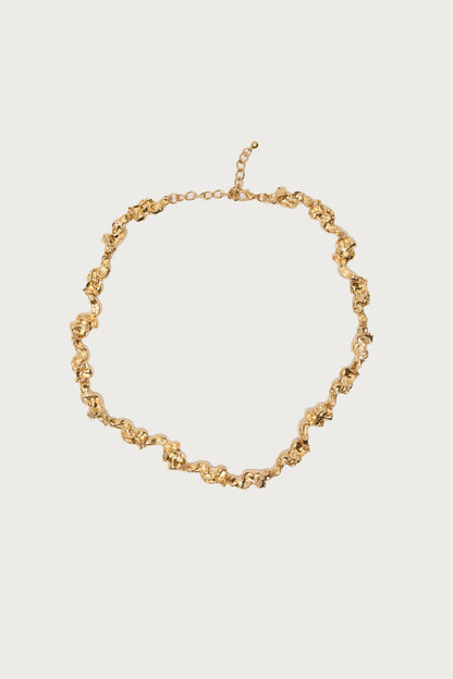 Abstract Textured Necklace