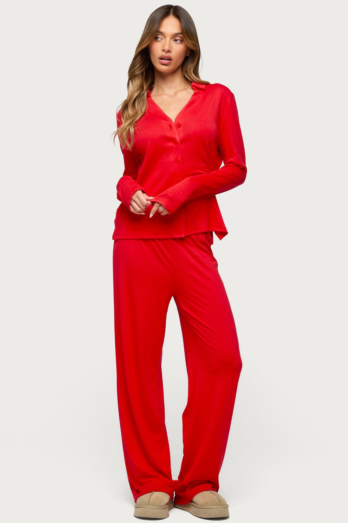 Justina Button Up Top