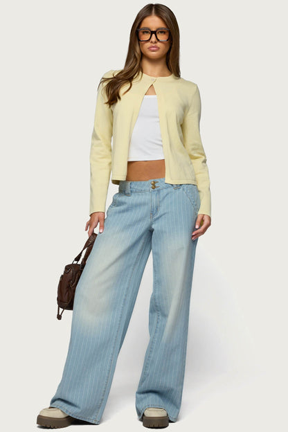 Jenie Split Front Knit Cardigan