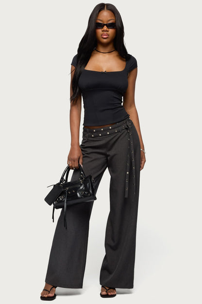 Laiah Square Neck Top