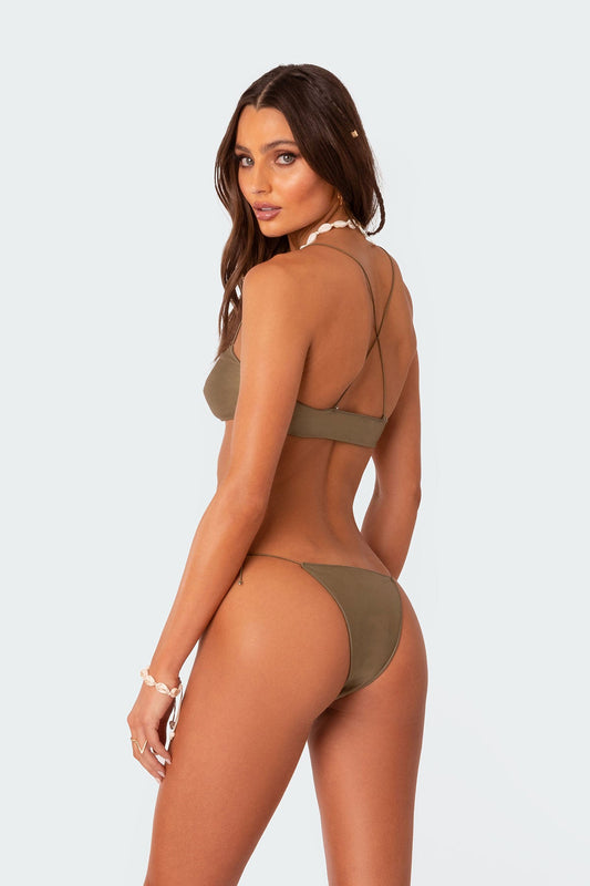 Mod Shiny String Bikini Bottom