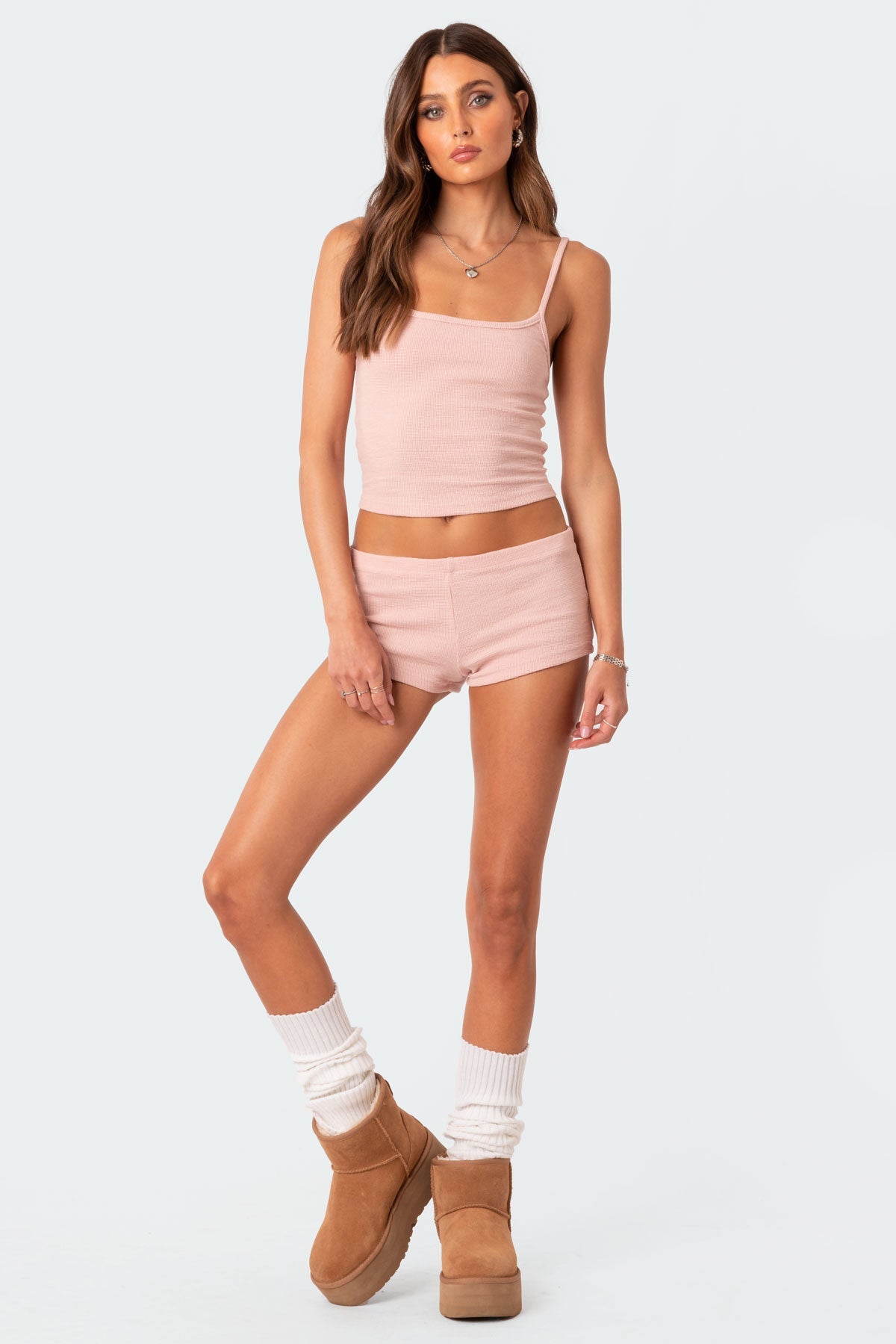 Ella Waffle Tank Top