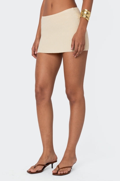 Fiona Knit Mini Skirt