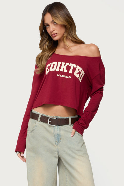 LA Babe Off Shoulder Top