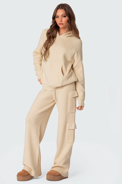 Wynter Oversized Knit Hoodie