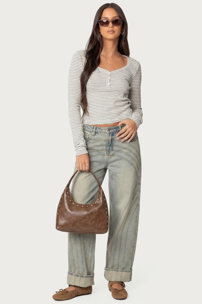 Jocelyn Striped Top