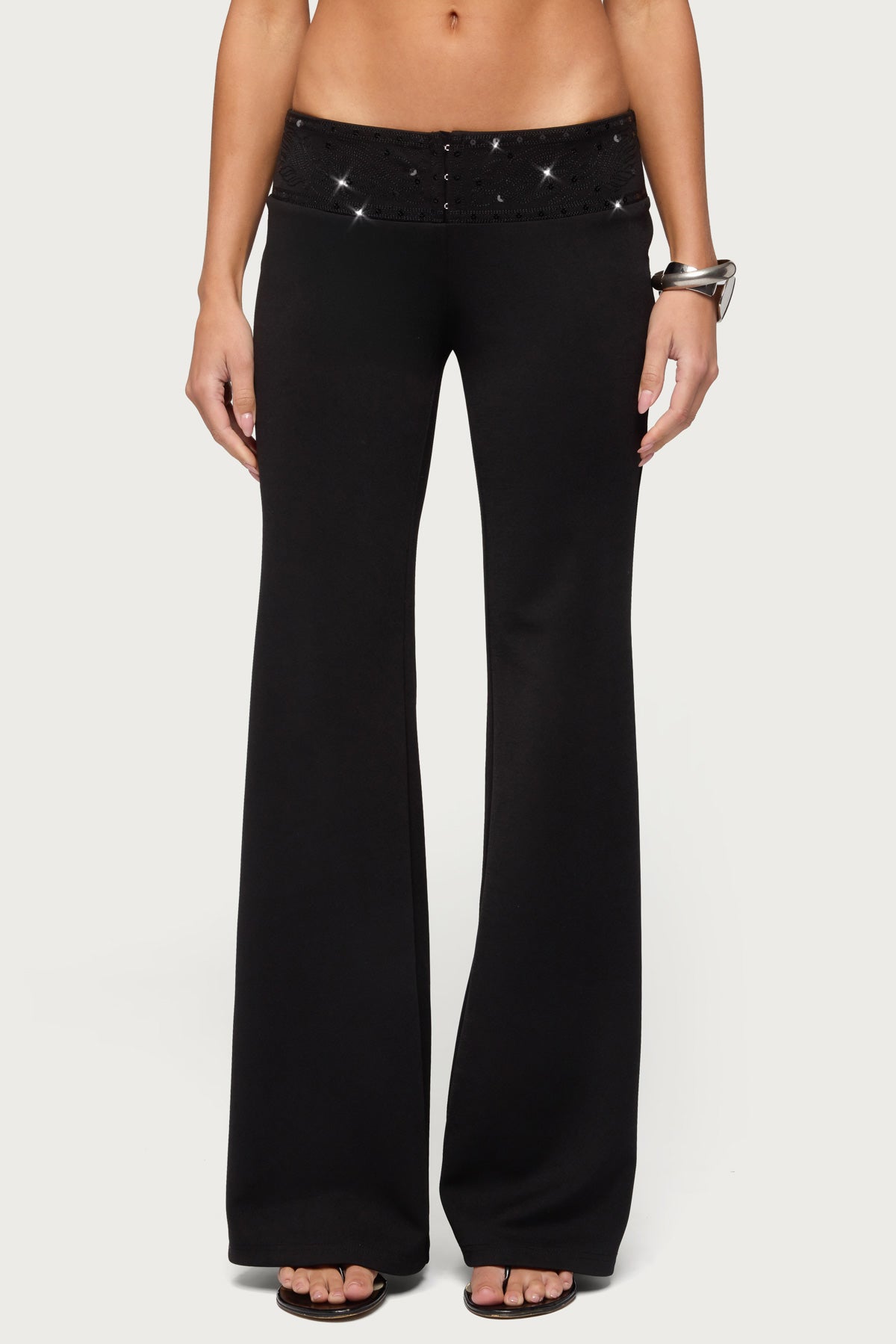 Katalia Sequin Flared Pants