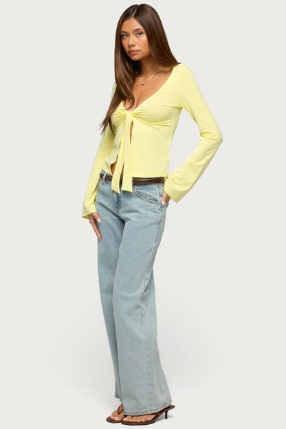 Scarlette Tie Front Top