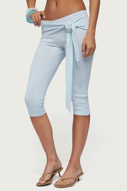 Adara Tie Capri Pants
