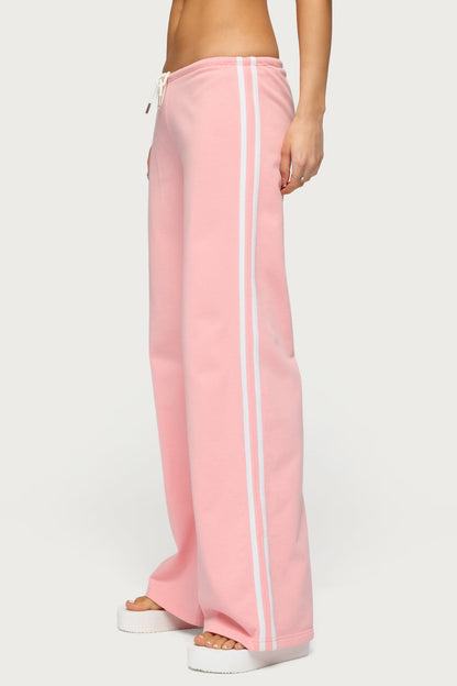 Cammile Contrast Stripe Sweatpants